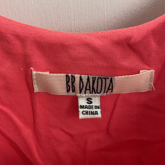 BB Dakota Elin Pleated Spaghetti Strap Dress Small - Picture 9 of 12